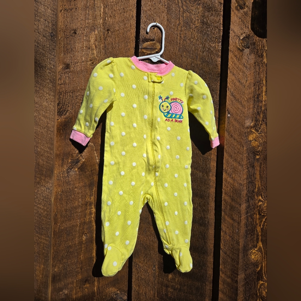 Snail & Polka Dot Baby Sleeper